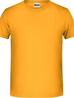 Daiber 8008B Chlapecké tričko z bio bavlny 02.808B gold yellow