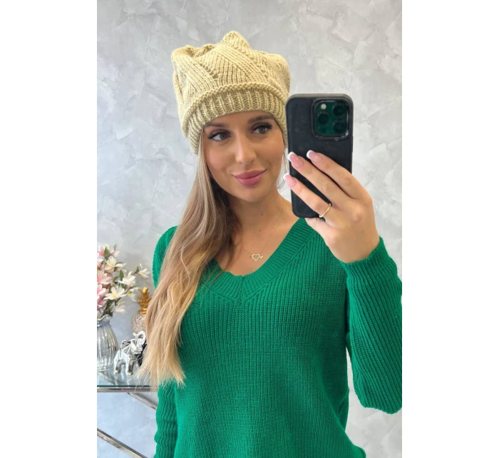 Dámský klobouk  beige model 18752323 - K-Fashion