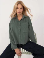 Koszula model 20497638 ciemny zielony - FPrice