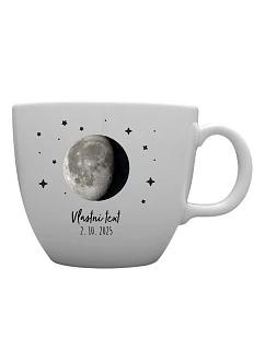 Personalizovaný MEGA XXL keramický hrnek 1 000 ml s měsíční fází