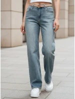 Dámské džínové kalhoty se širokými nohavicemi LOSSLEG blue FashionStreet UY2672 Dámské džínové kalhoty se širokými nohavicemi LOSSLEG blue FashionStreet UY2672