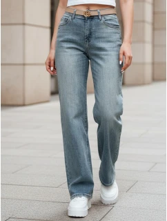 Dámské džínové kalhoty se širokými nohavicemi LOSSLEG blue FashionStreet UY2672