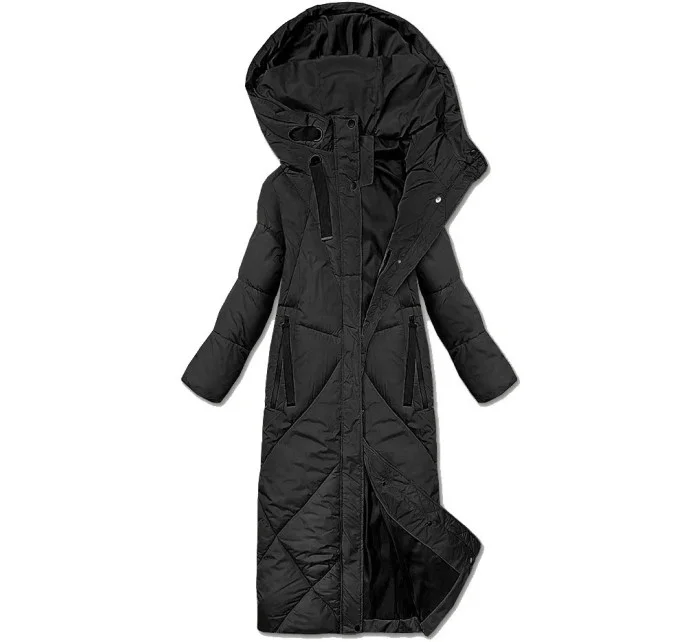 Zimowa kurtka damska  czarna model 21248025 - J.STYLE