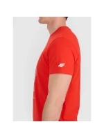 Pánské volejbalové tričko s potiskem 4F 4FRAW25TTSHM3236-62S pánské Pánské volejbalové tričko s potiskem 4F 4FRAW25TTSHM3236-62S pánské