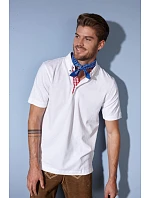 JN Pánské piqué polo v  stylu 02.0 white/red white model 22488663 - Daiber