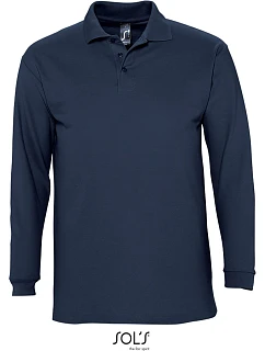 SOL'S Winter II Piqué polo s dlouhým rukávem 25.1353 navy