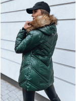 Dámská prošívaná zimní bunda SOLARIS zelená Dstreet TY4008