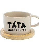 TÁTA MIMO PROVOZ - krémový hrníček makronka 200 ml