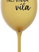 (NE)VINNÁ VÍLA - zlatý pohár na víno 350 ml