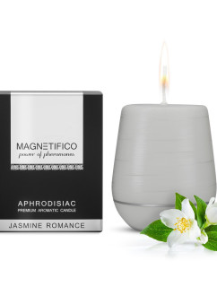 Afrodiziakální vonná svíčka Magnetifico Aphrodisiac Candle Jasmine Romance - Valavani