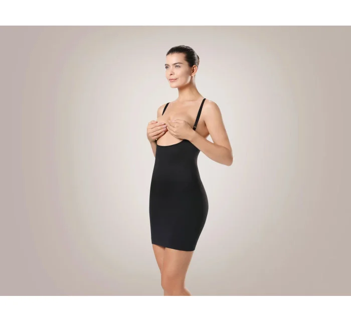 Stahovací košilka 50422 černá - Plie