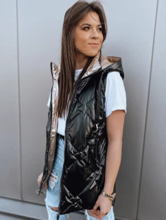 Dámská prošívaná vesta PAVON černá FashionStreet TY2592