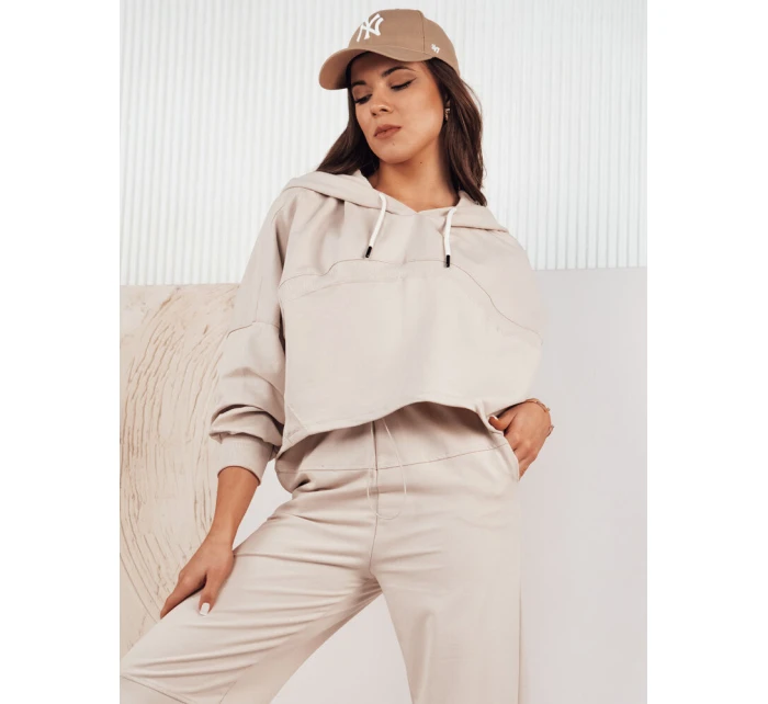 Dámská tepláková souprava light beige Dstreet model 21975278 - FashionStreet