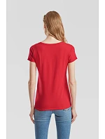 Fruit of the Loom Lady-Fit Iconic 150 V-Neck T Dámské tričko s výstřihem do V 16.1444 red Fruit of the Loom Lady-Fit Iconic 150 V-Neck T Dámské tričko s výstřihem do V 16.1444 red