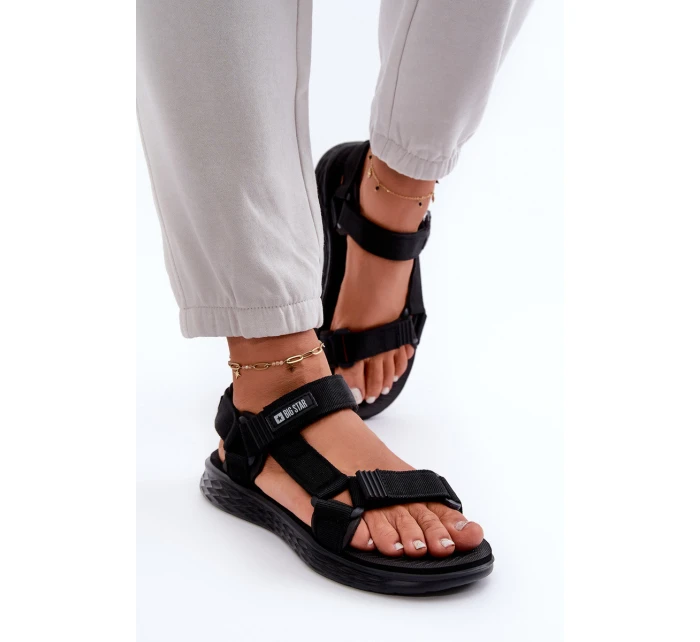 Dámské Sandály Big Star černé FF274A600 Dámské Sandály Big Star černé FF274A600