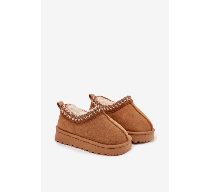 Dětské sněhule s výšivkou Camel model 21711227 - Boto