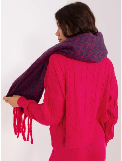 Šála AT SZ 23125.75 tmavě modrá a červená Šála AT SZ 23125.75 tmavě modrá a červená