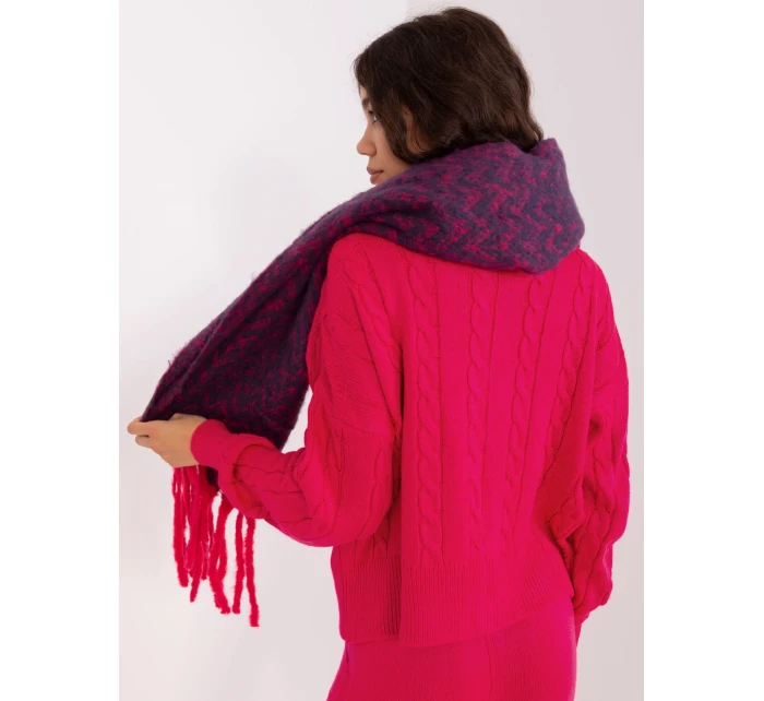 Šála AT SZ 23125.75 tmavě modrá a červená Šála AT SZ 23125.75 tmavě modrá a červená