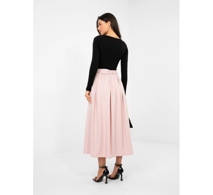 Spódnica IT SD model 22011365 jasny różowy - FPrice Spódnica IT SD model 22011365 jasny różowy - FPrice