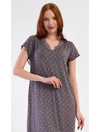Dámská noční košile s krátkým rukávem Samanta Dámská noční košile s krátkým rukávem Samanta
