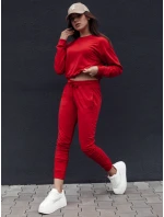 Dámská klasická mikina červená Dstreet model 21978482 - FashionStreet Dámská klasická mikina červená Dstreet model 21978482 - FashionStreet