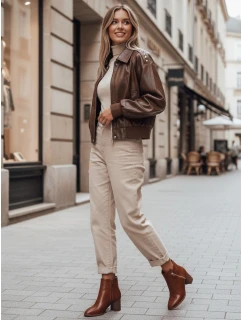 Dámské velbloudí kozačky na podpatku model 21994980 - Dstreet