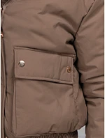 Dámská krátká zimní bunda s kožešinou Fango FashionStreet TY5997