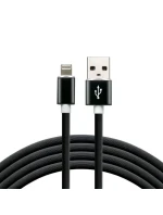 Napájecí kabel everActive CBS-1IB (USB - Lightning ; 1m; barva černá)