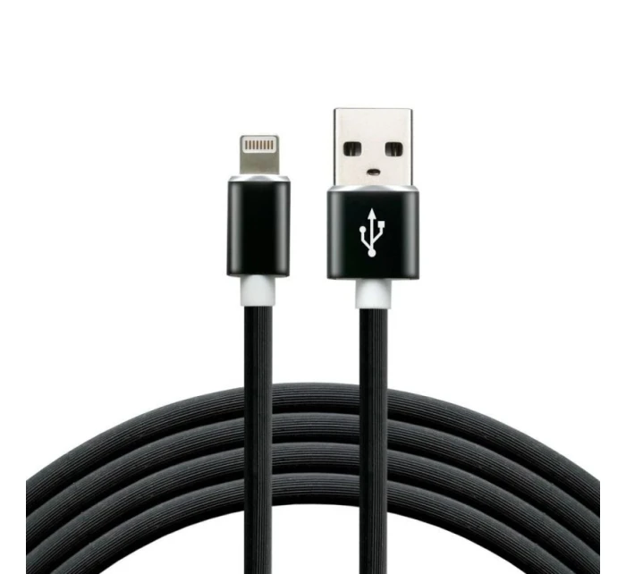 Napájecí kabel everActive CBS-1IB (USB - Lightning ; 1m; barva černá)