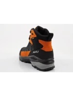 pánská trekingová sportovní obuv model 21917868 Goretex kožená černá oranžová - Aku