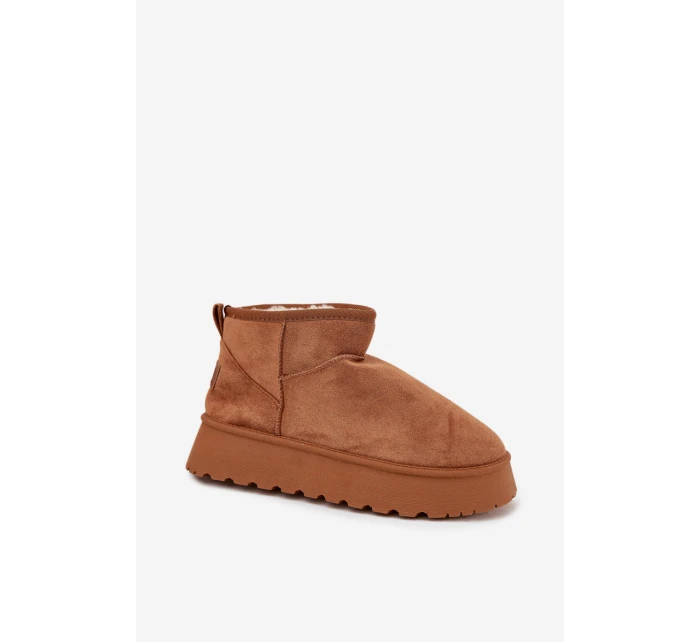 Dámské sněhule na platformě Camel model 21711045 - Boto Dámské sněhule na platformě Camel model 21711045 - Boto