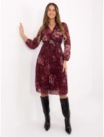 Sukienka IT SK  bordowy model 21488908 - FPrice