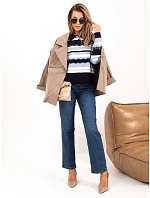 Sweter PM SW model 22400838 niebieski - FPrice Sweter PM SW model 22400838 niebieski - FPrice