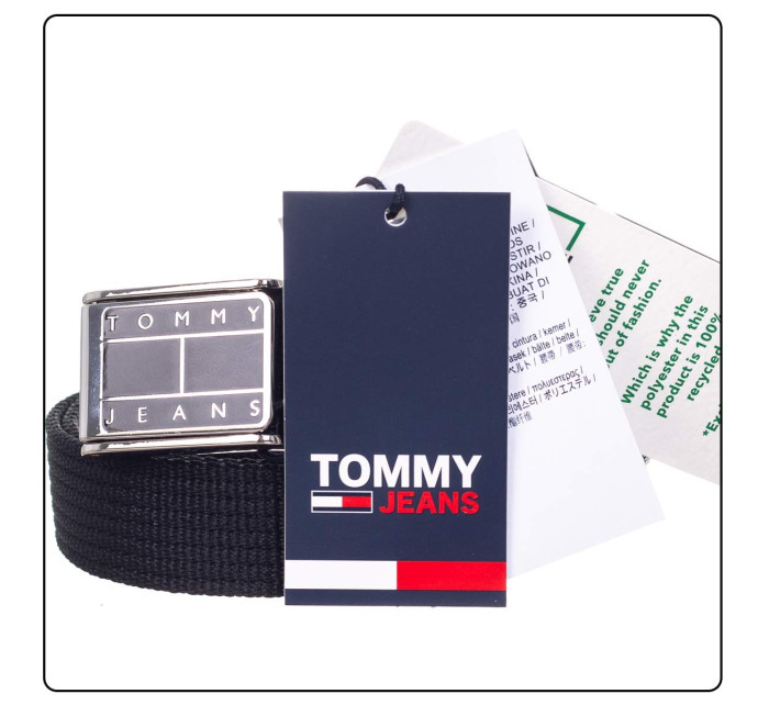 Opasek Tommy Hilfiger Jeans AW0AW11651BDS Black