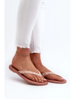 Dámské ploché flexibilní žabky ZAXY Růžové Dámské ploché flexibilní žabky ZAXY Růžové