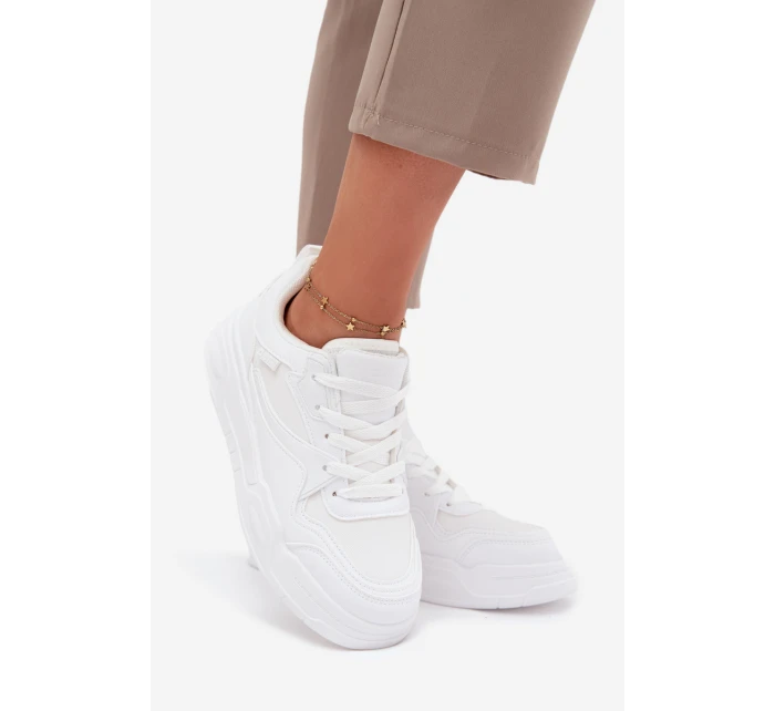 Dámské tenisky na platformě Big Star HI-POLY SYSTEM – bílé Dámské tenisky na platformě Big Star HI-POLY SYSTEM – bílé