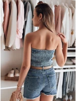 Dámský top modrý model 21988237 - Dstreet Dámský top modrý model 21988237 - Dstreet