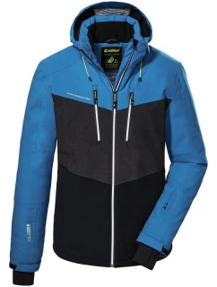 Pánská lyžařská bunda Killtec KSW 45 nepromokavá a větruodolná PFC-free modrá/černá (38699/269)