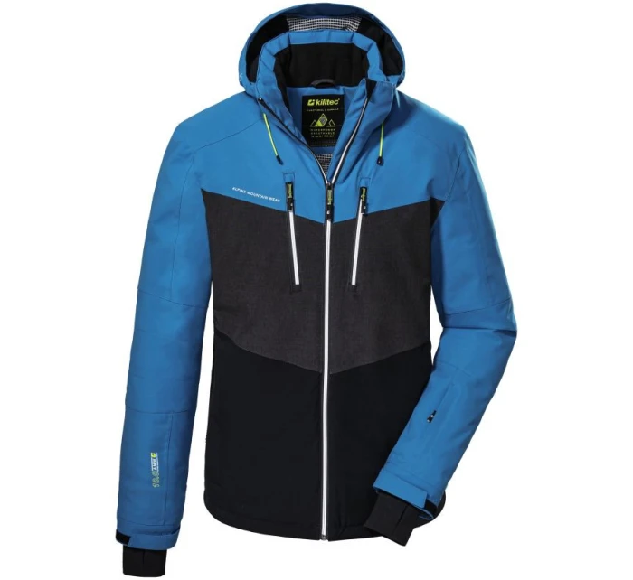 Pánská lyžařská bunda Killtec KSW 45 nepromokavá a větruodolná PFC-free modrá/černá (38699/269)