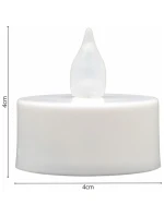 SADA 8 VEDENÝCH ČAJOVÝCH SVÍTIDEL S DÁLKOVÝM OVLÁDÁNÍM