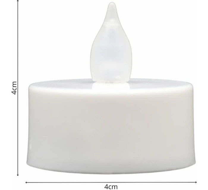 SADA 8 VEDENÝCH ČAJOVÝCH SVÍTIDEL S DÁLKOVÝM OVLÁDÁNÍM