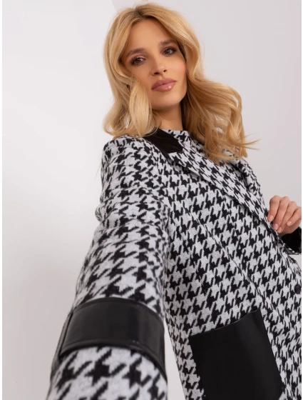 Marynarka LK MA model 19367626 biało czarny - FPrice Marynarka LK MA model 19367626 biało czarny - FPrice