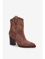 Boty na podpatku  model 220509 Step in style