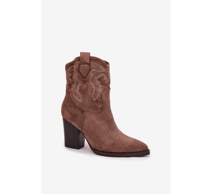 Boty na podpatku  model 220509 Step in style