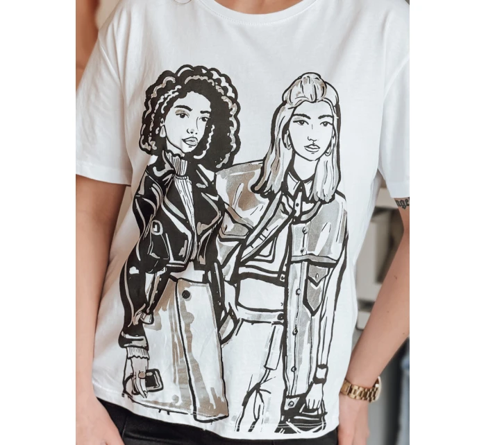 Dámské tričko bílé Dstreet model 21977057 - FashionStreet