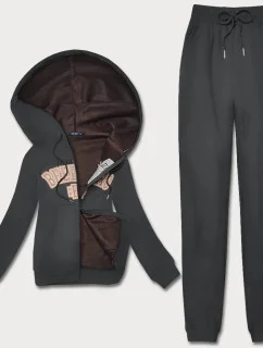 Dámský polarový komplet v grafitové barvě (ZCH2212)