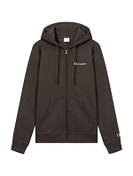 Bluza męska Champion Hooded Full Zip Sweatshirt brązowy 221794 GS509 pánské Bluza męska Champion Hooded Full Zip Sweatshirt brązowy 221794 GS509 pánské