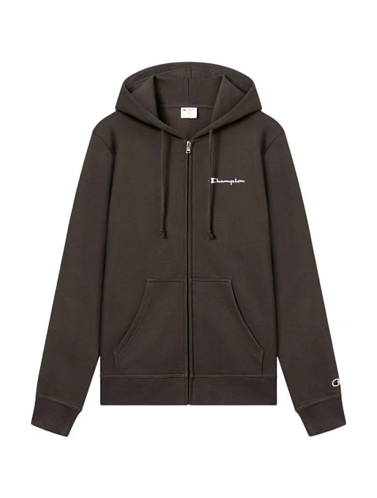 Bluza męska Hooded Full Zip Sweatshirt brązowy  pánské model 22550130 - CHAMPION