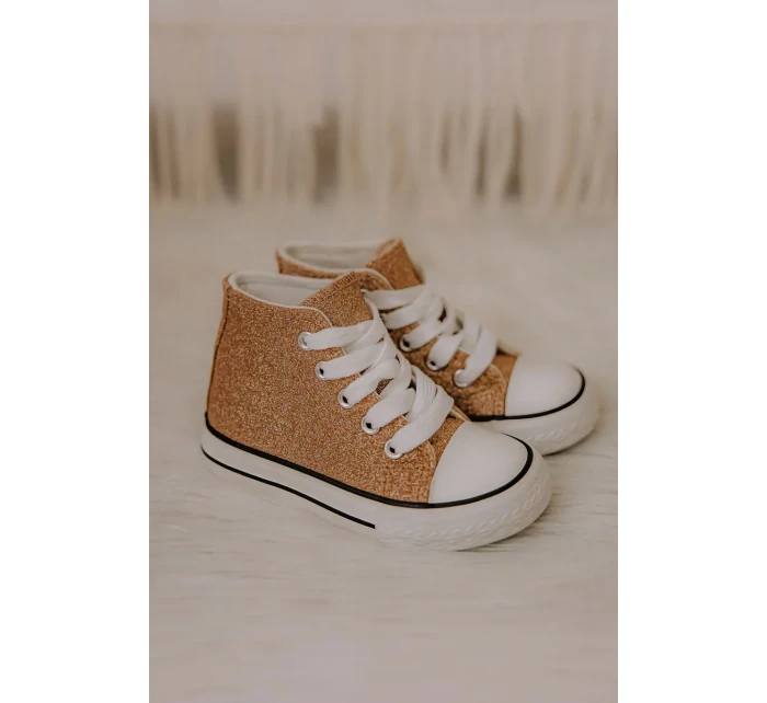 Dětské vysoké tenisky Růžové zlato Catrina