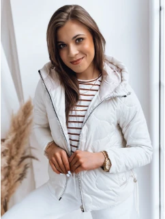 Dámská bunda FLUFFY bílá FashionStreet TY3582